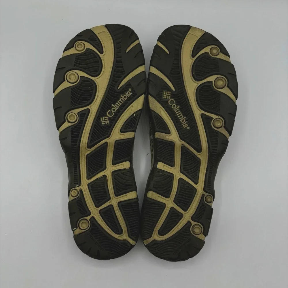 COLUMBIA Catalina Sandal Women's Size‎ 8 Olive Hook & Loop Slide On Shoe